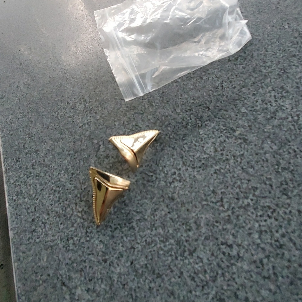 Gold plated earrings